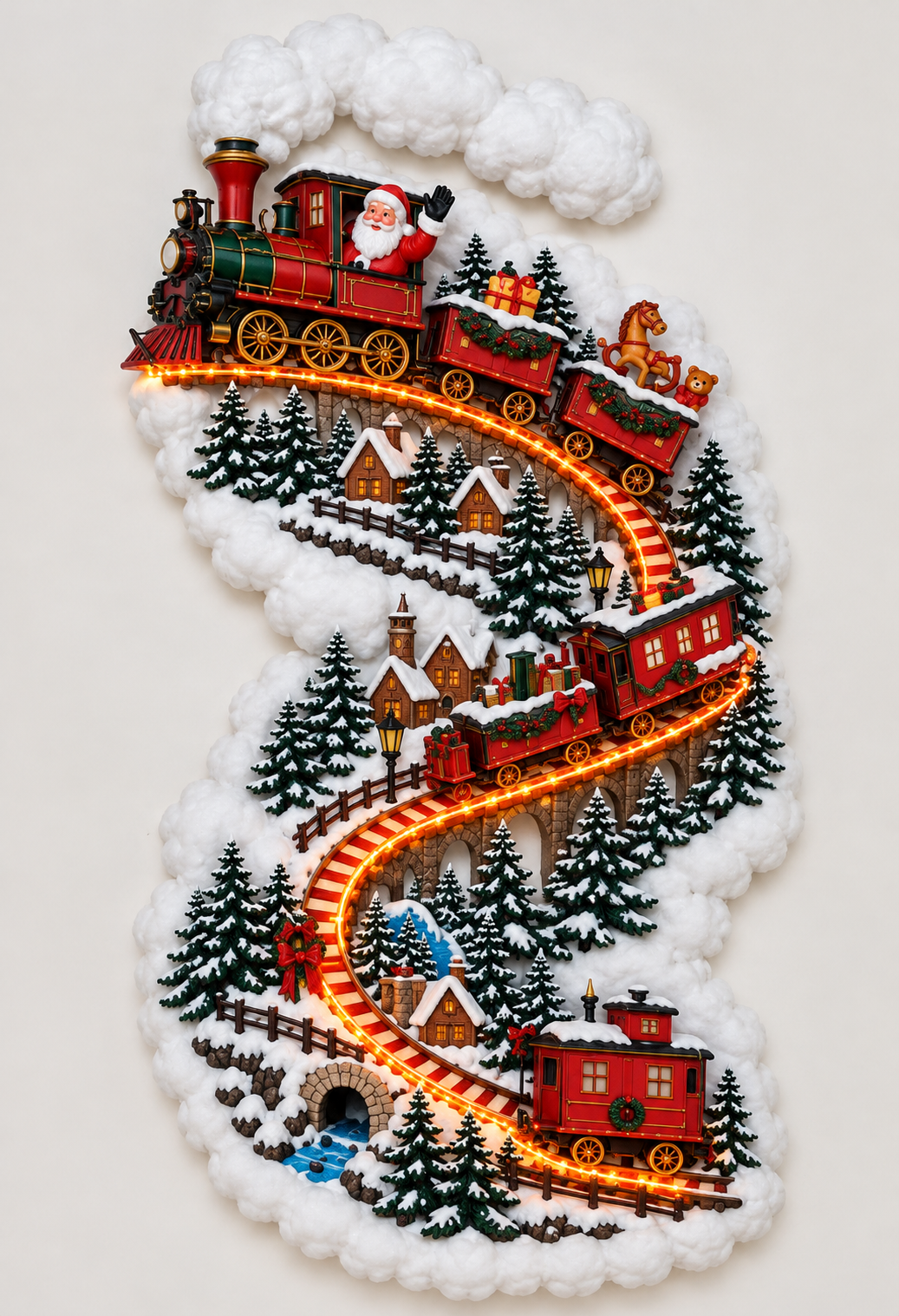 Tren de Santa Navideno